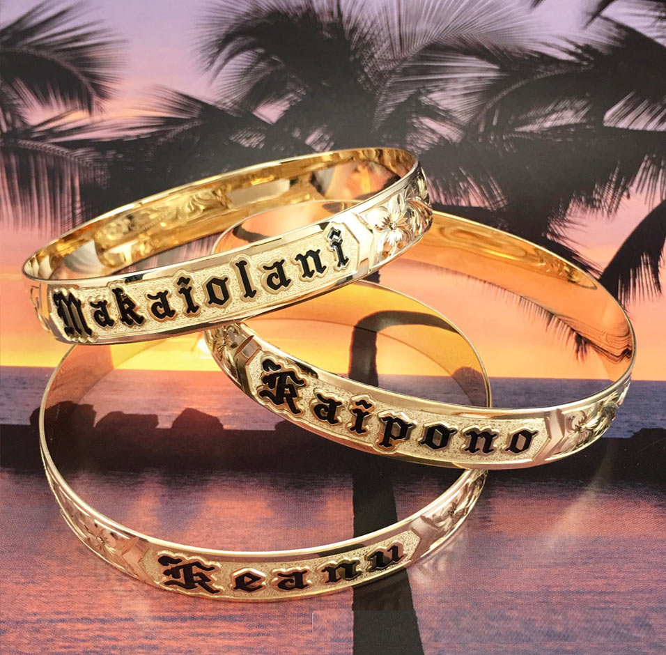Gold Hawaiian Bracelets